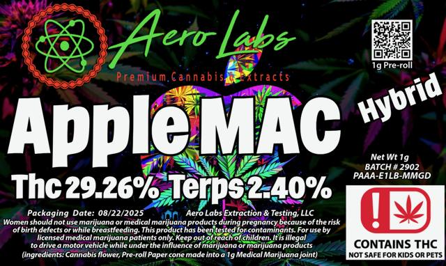 Aero Labs | Apple MAC | Pre Roll | 1G