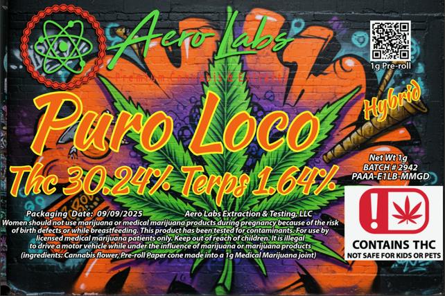 Aero Labs | Puro Loco | Pre Roll | 1G