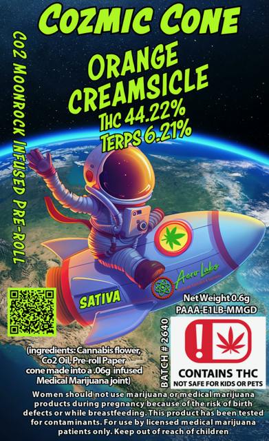 Aero Labs | Orange Creamsicle | Cozmic Cone | .6G