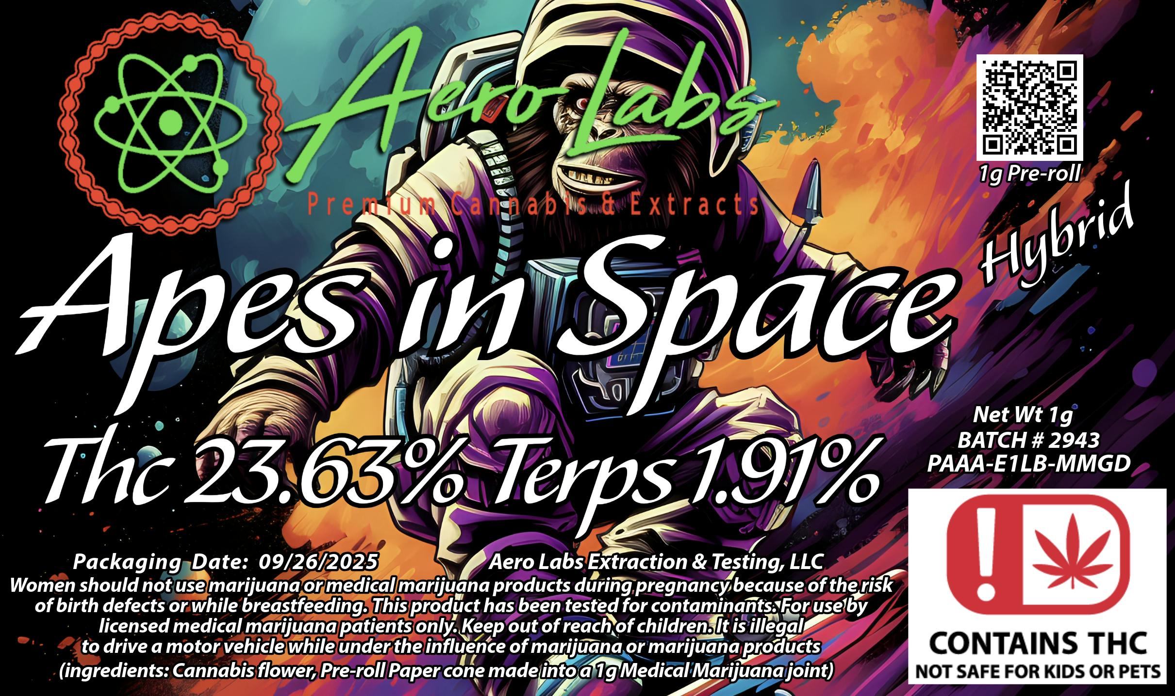 Aero Labs | Apes in Space | Pre Roll | 1G