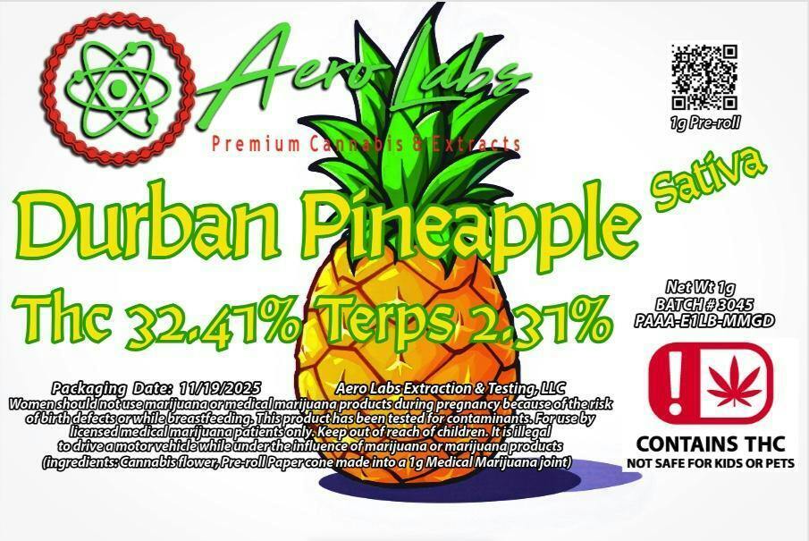 Aero Labs Durban Pineapple