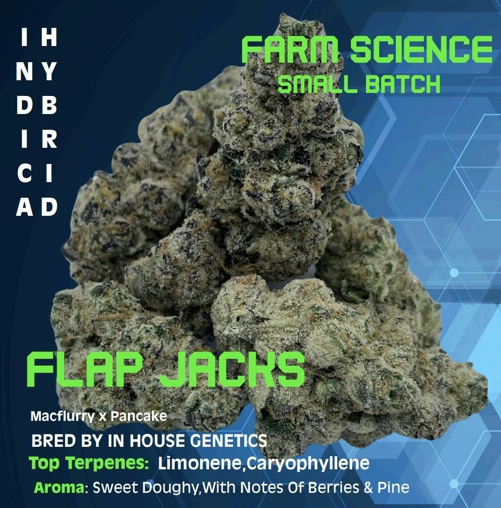 Farm Science | Flap Jacks | Flower | 28g