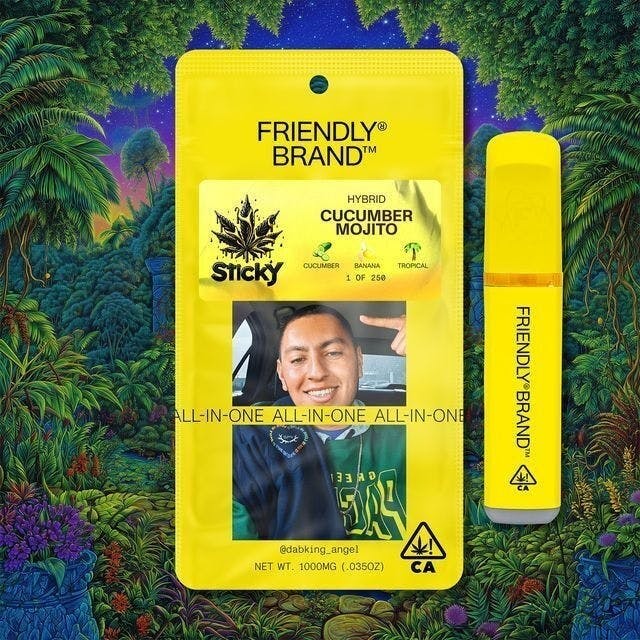 Friendly Brand x Sticky | Cucumber Mojito | Live Nuresin AIO | 1g