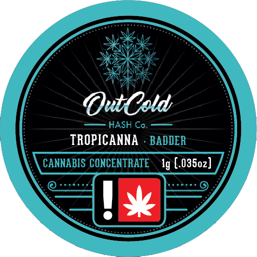 OCHC | Tropicanna | Live Rosin Badder | 1G by Bo's Nose Knows