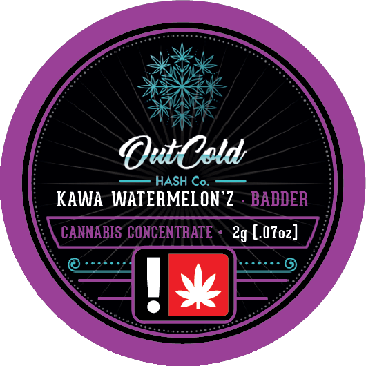 OCHC | Kawa Watermelon'z | Live Rosin Badder | 2G by Bo's Nose Knows