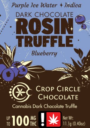 Ice Water Blueberry Rosin Truffle