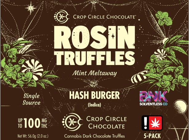 Burger Mint Meltaway Rosin Truffles