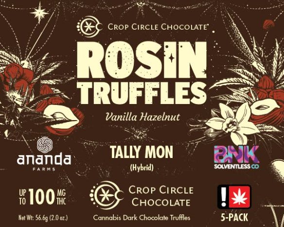 Mon Vanilla Hazelnut Rosin Truffles