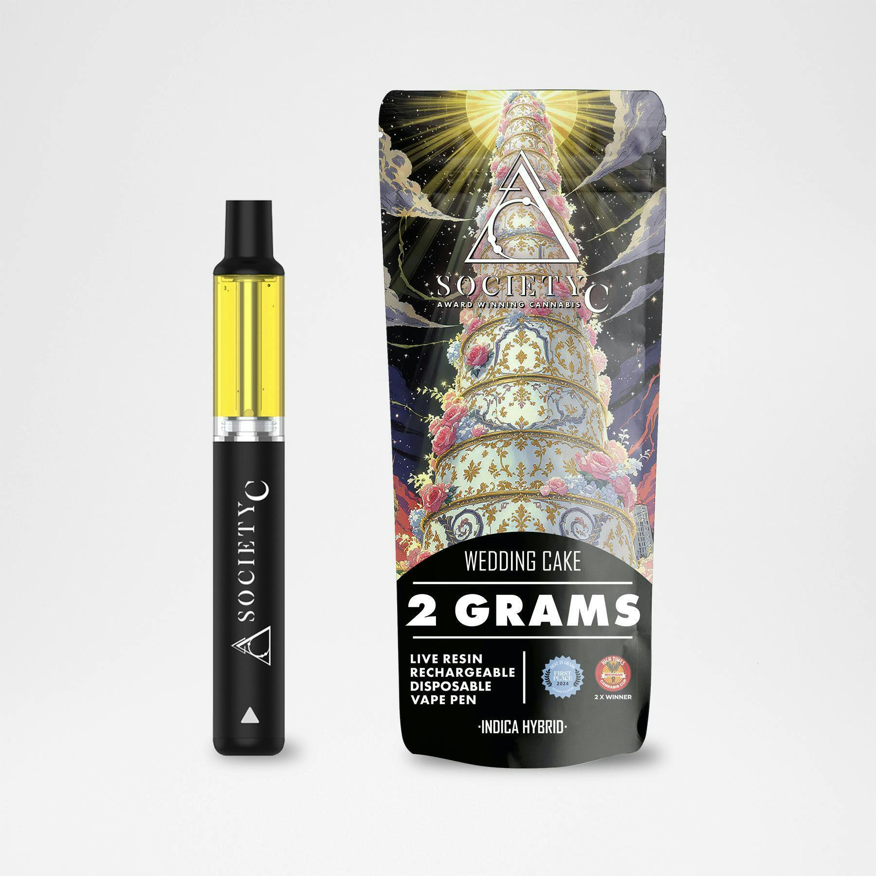 Society C | Wedding Cake | Live Resin Disposable | 2g - Bacco