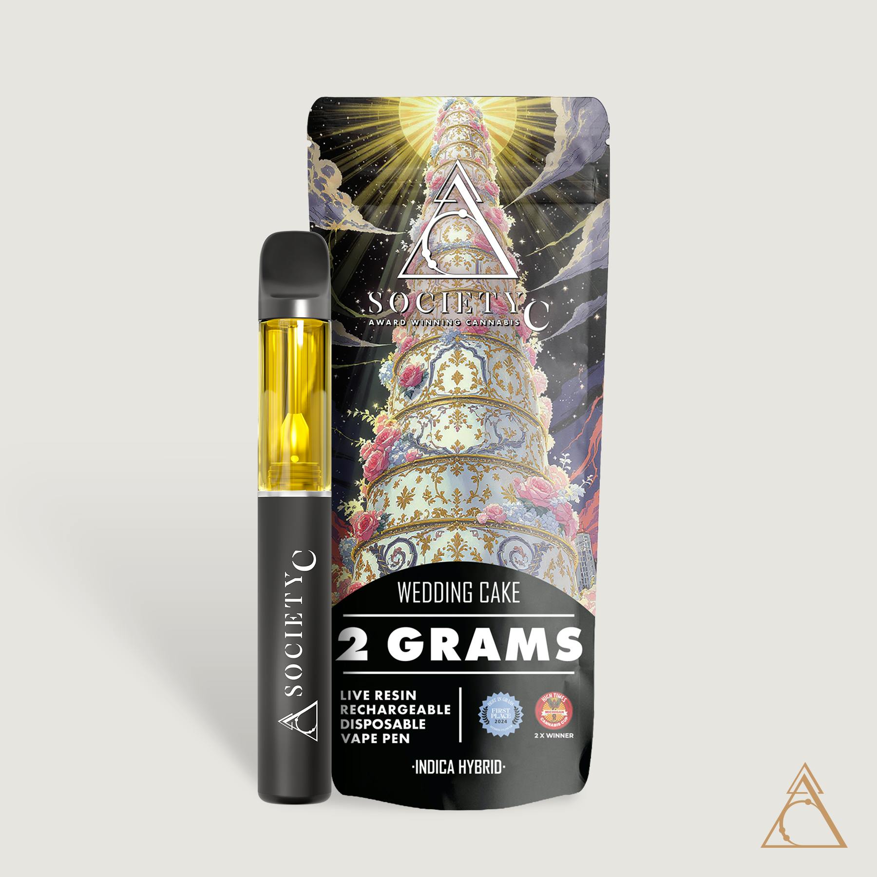 Society C | Wedding Cake | Live Resin Disposable | 2g - Society C