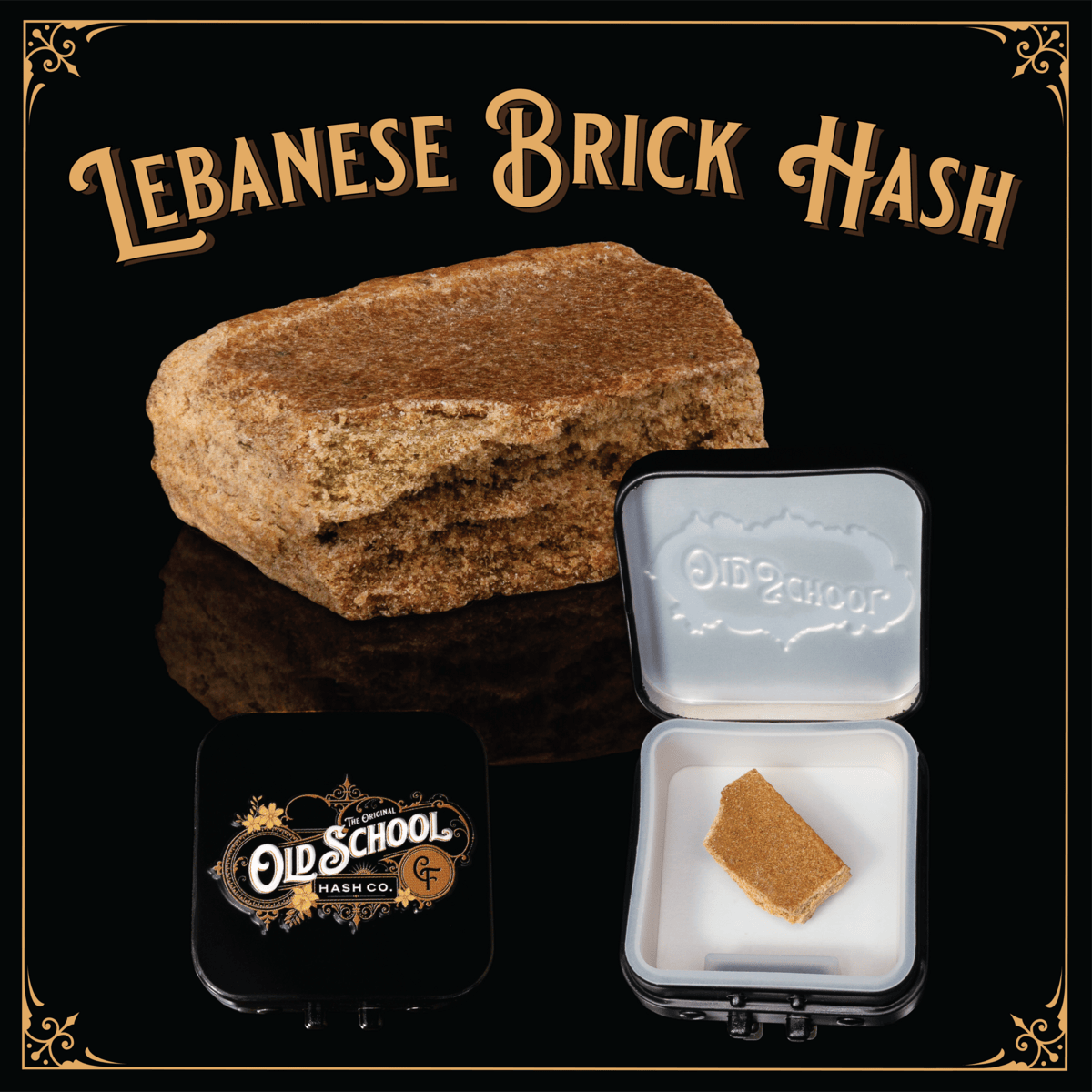 Old School Hash: Electric Cherry - 1g Brick Hash by Old School Hash Co.