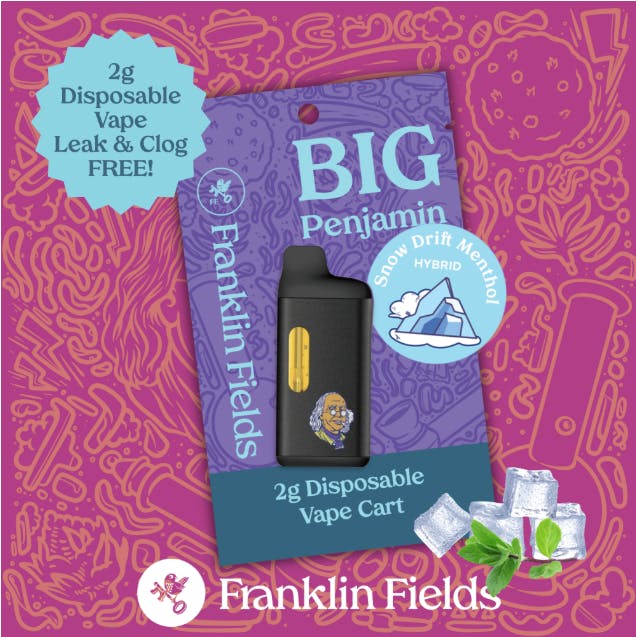 Ben Disposable Vape Snowdrift Menthol