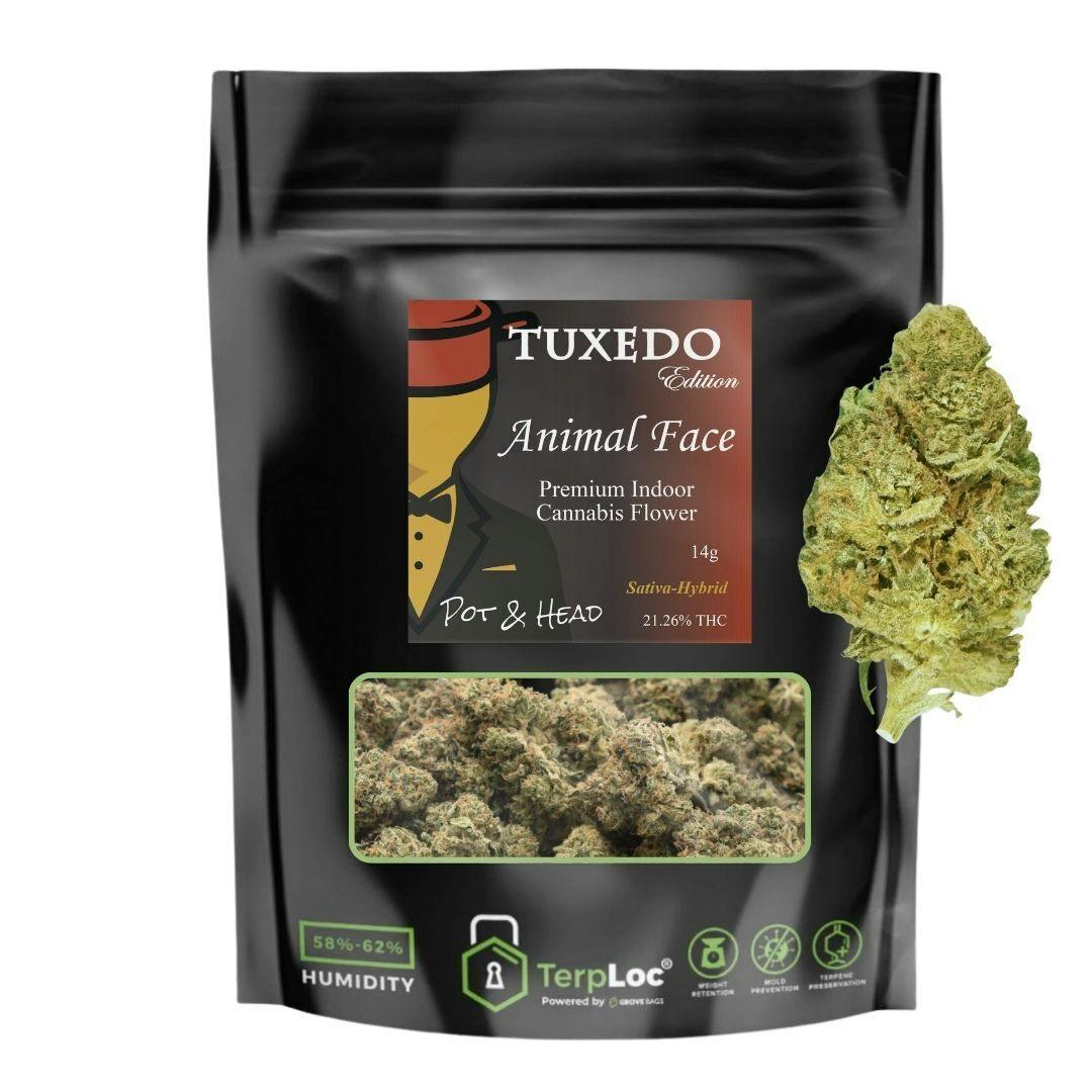 Tuxedo Edition | Animal Face | Buds | 14g by Pot & Head