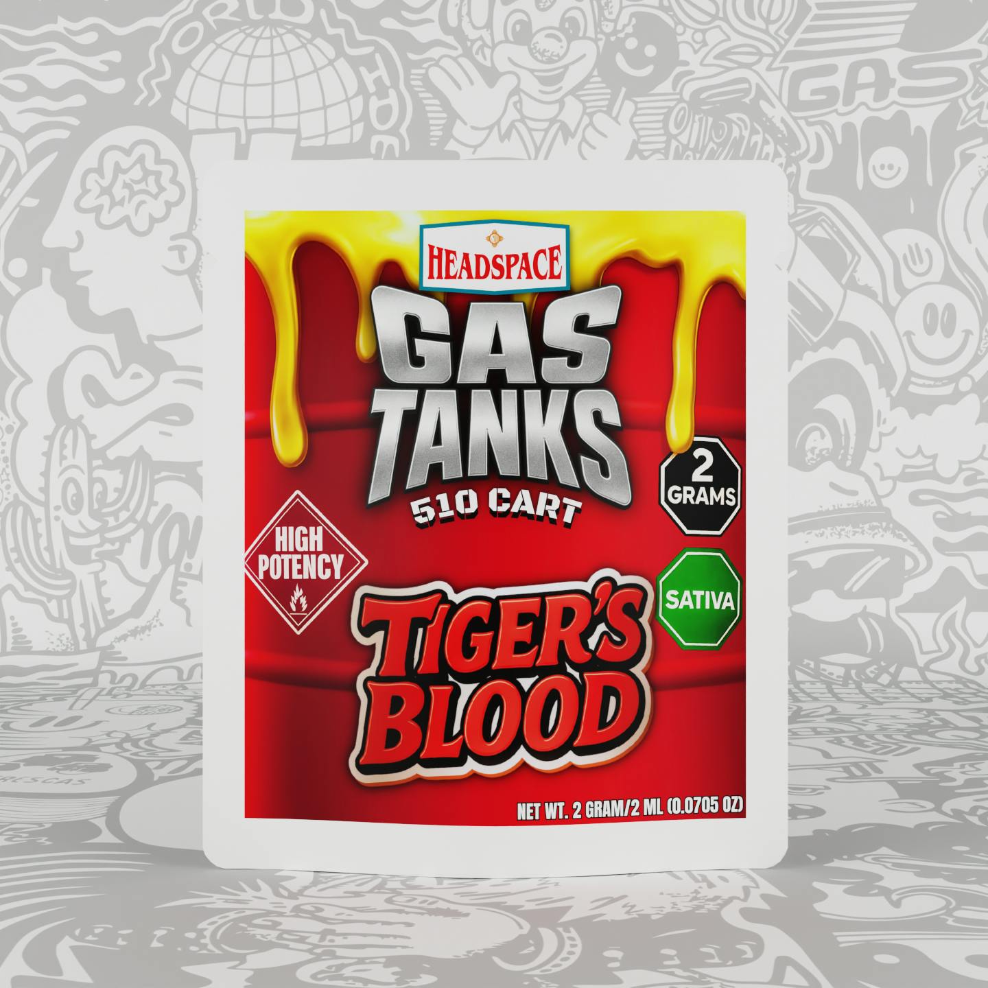 Gas Tanks Cartridge Tigers Blood