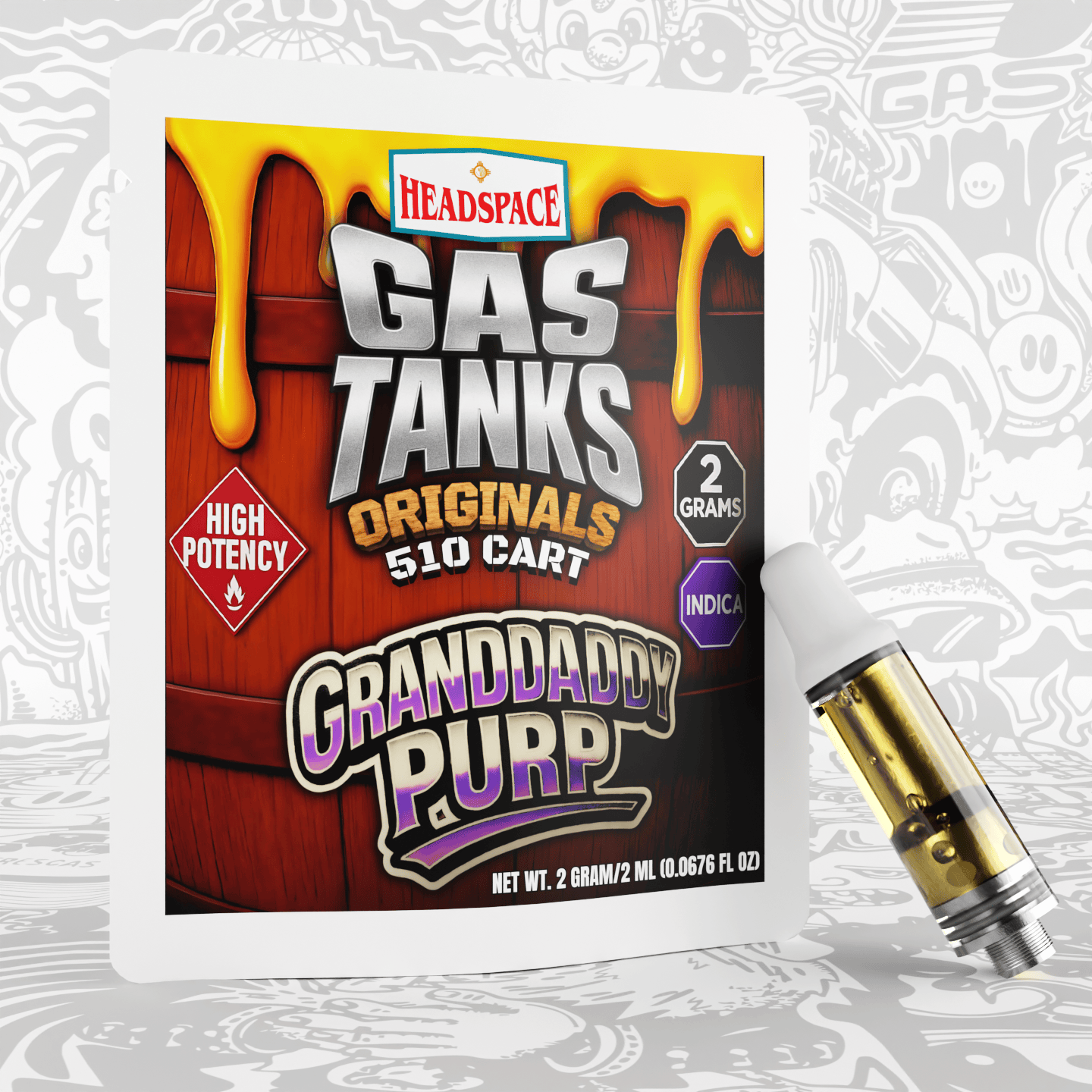Tanks Originals Cartridge Granddaddy Purp