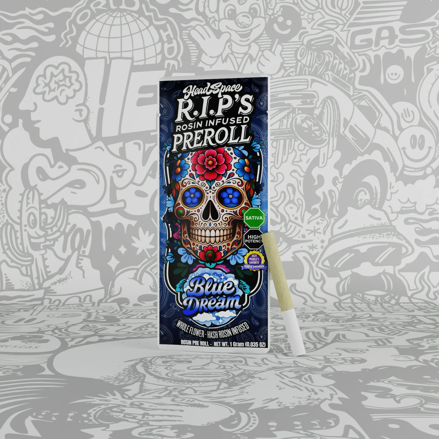 RIPs (Rosin Infused Preroll) - Blue Dream by HeadSpace Alchemy