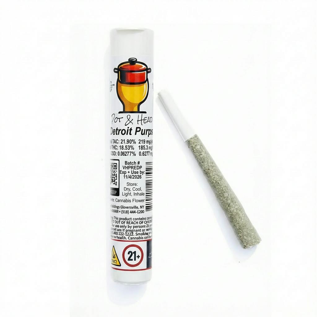 Detroit Purps | Joint | 1g by Pot & Head