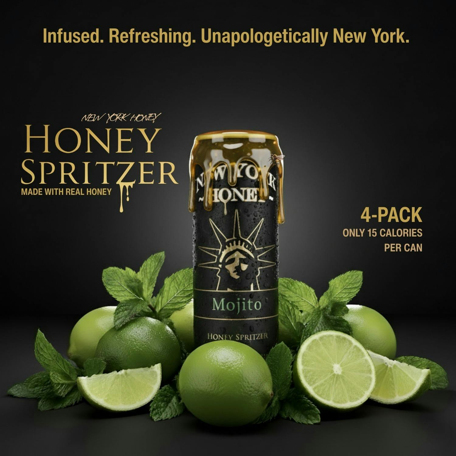NE YORK HONEY | 10MG | SPRITZER DRINK | 12OZ MOJITO