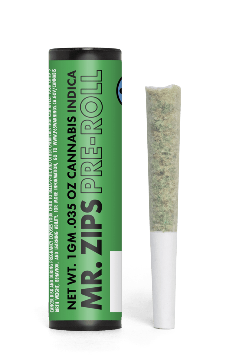 MR. ZIPS | Peanut Butter Breath | Hybrid | Pre-Roll | Single 1g