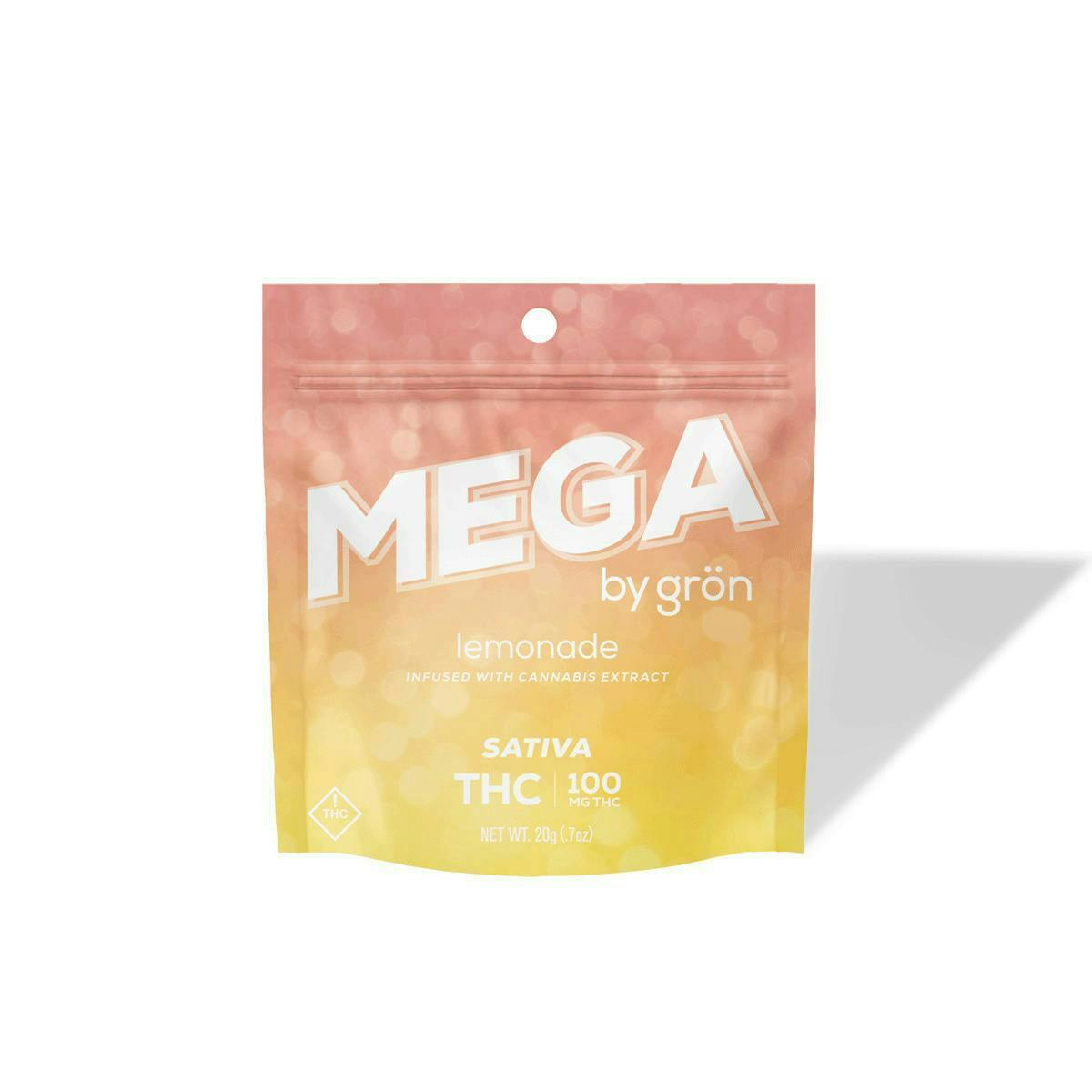 Grön THC Lemonade Mega Pearl - 100MG - 1pk