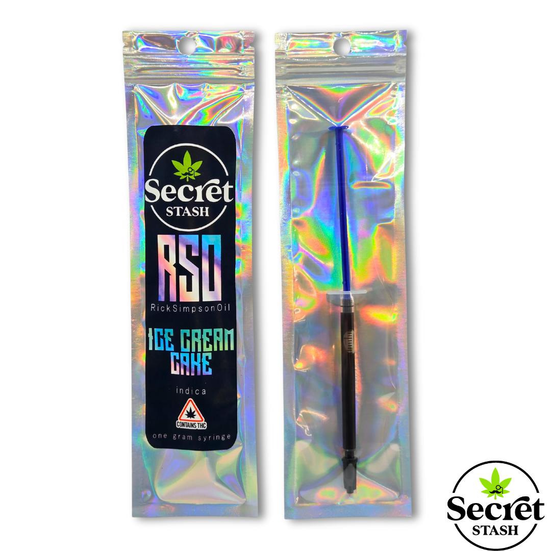 Secrert Stash | RSO | Ice Cream Cake | 1g at Smoke On The Water / Mt. Tom Therapeutics