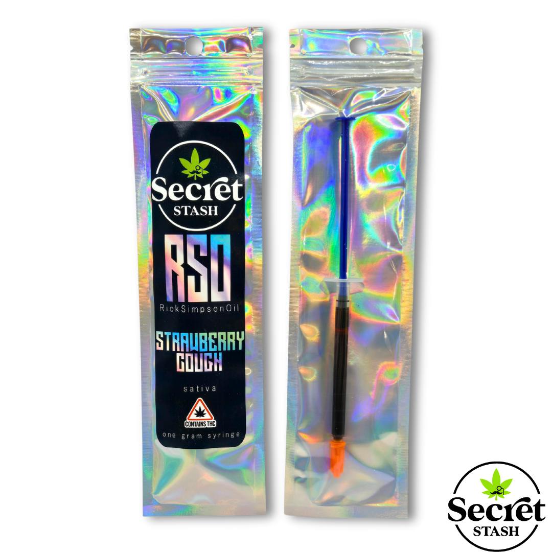 Secret Stash | RSO | Strawberry Cough | 1g at Blazin' Trailz