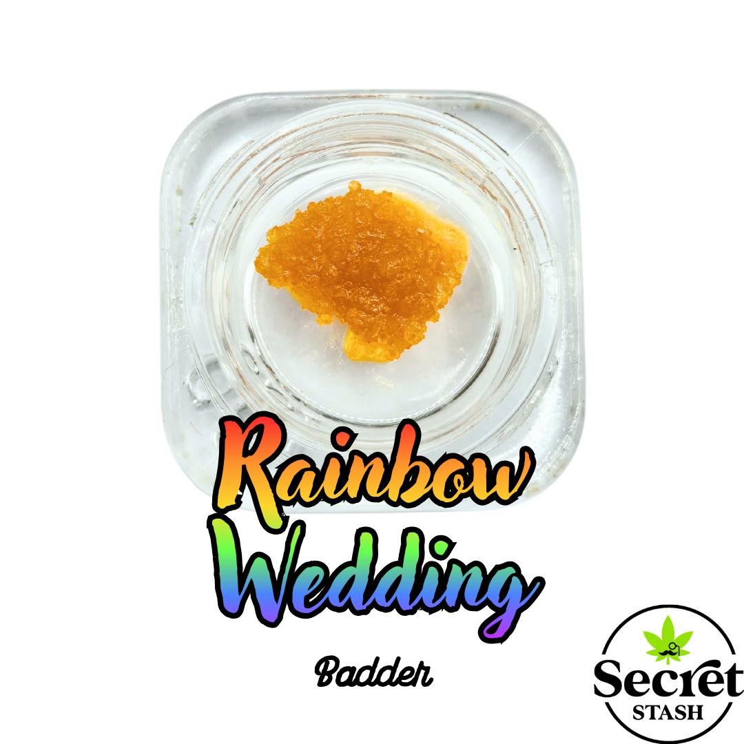 Secret Stash | Badder | Rainbow Wedding | 1g by Secret Stash