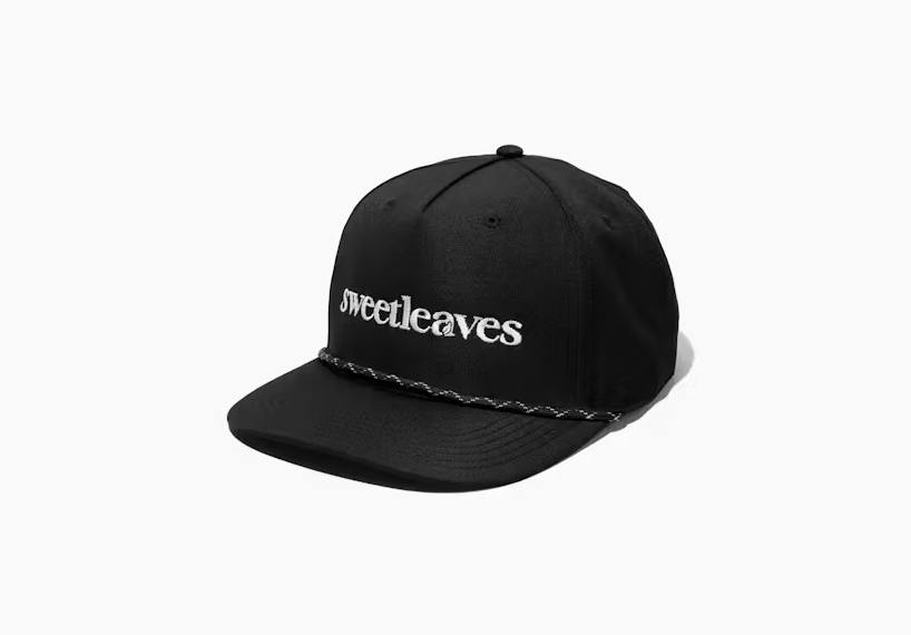 Sweet Leaves | Rope Hat | Black