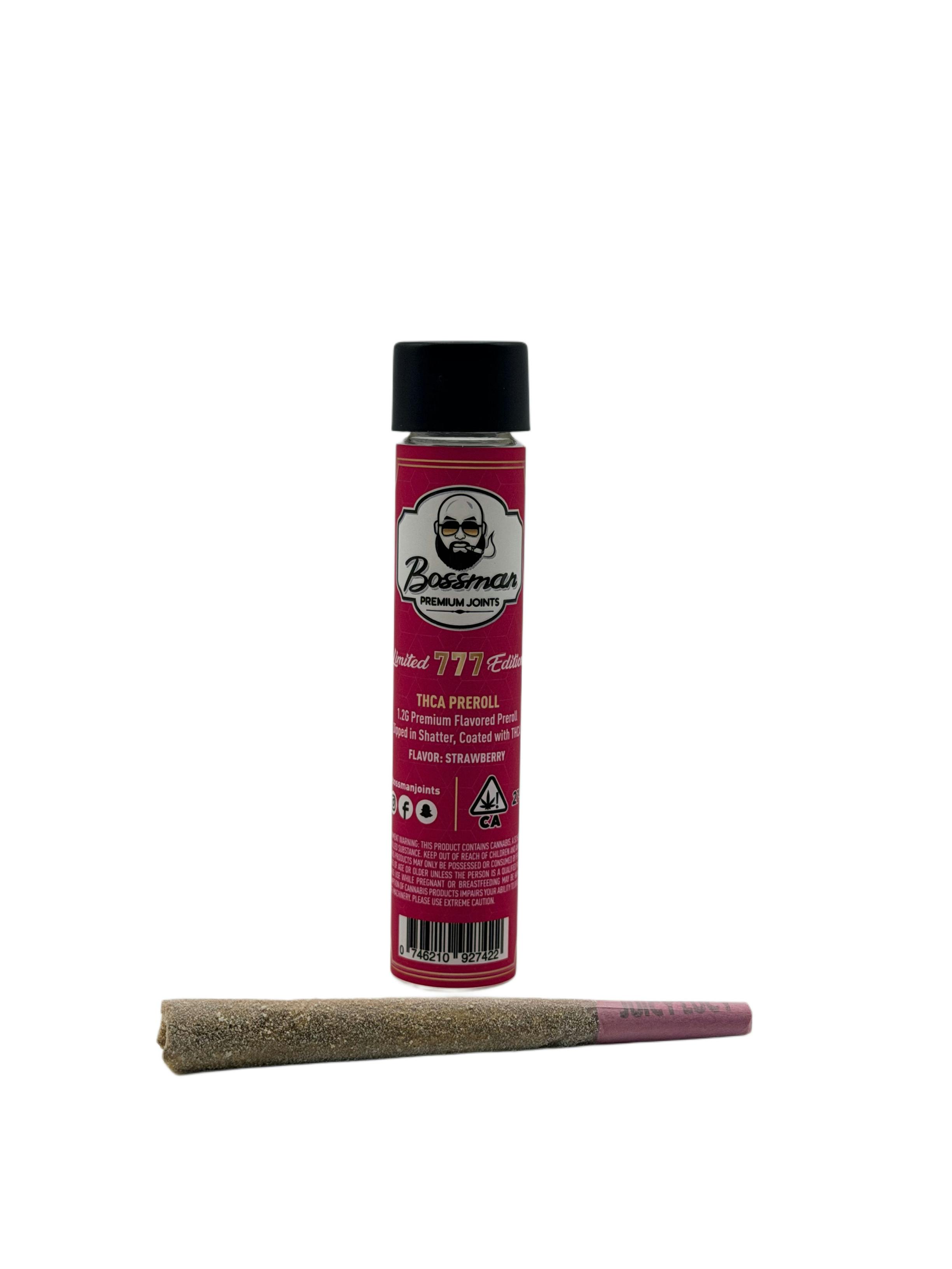 BOSSMAN JOINTS- 777 LIMITED EDITION THCA PREROLL [HYBRID]