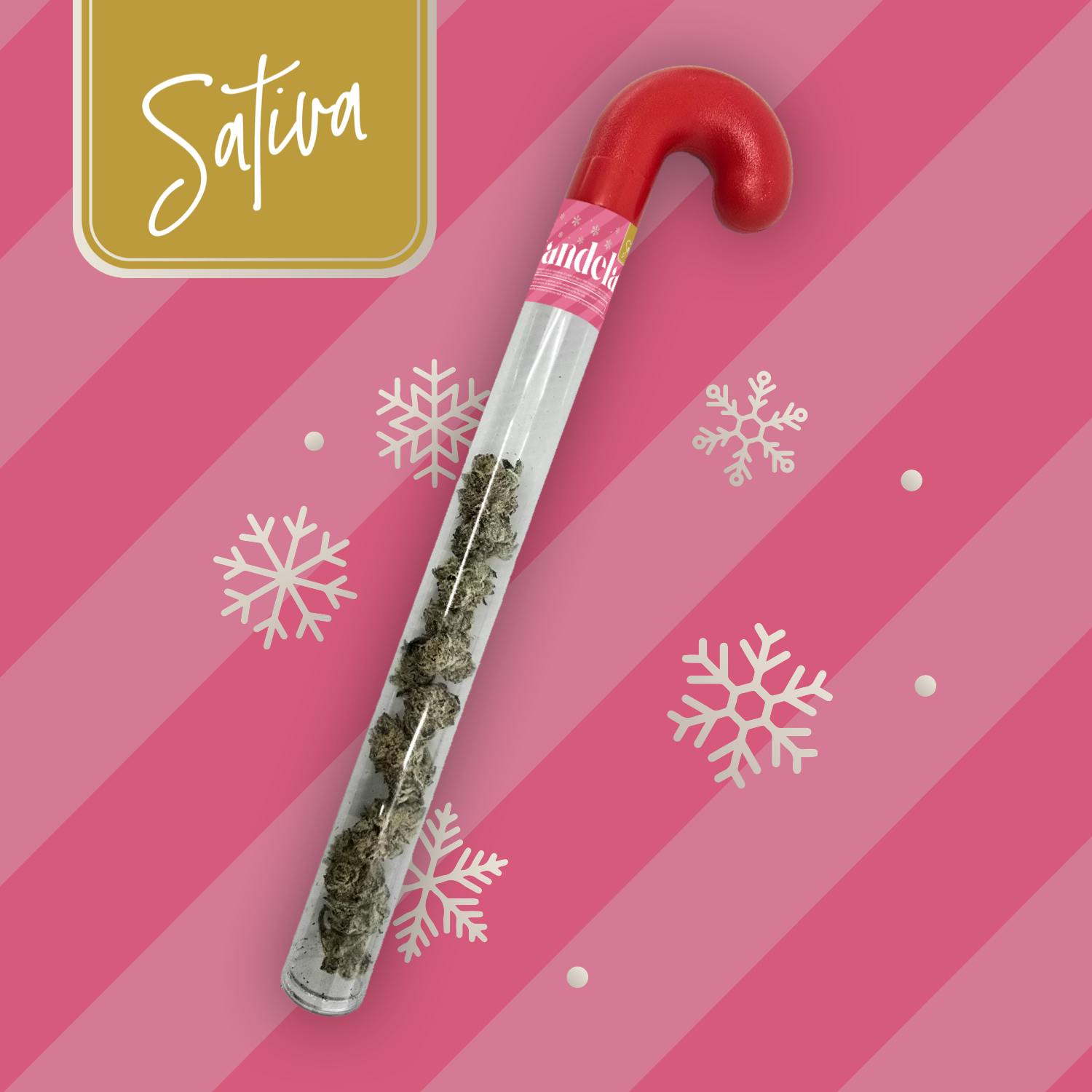 Candela Animal Tree 7g Candy Cane by Candela