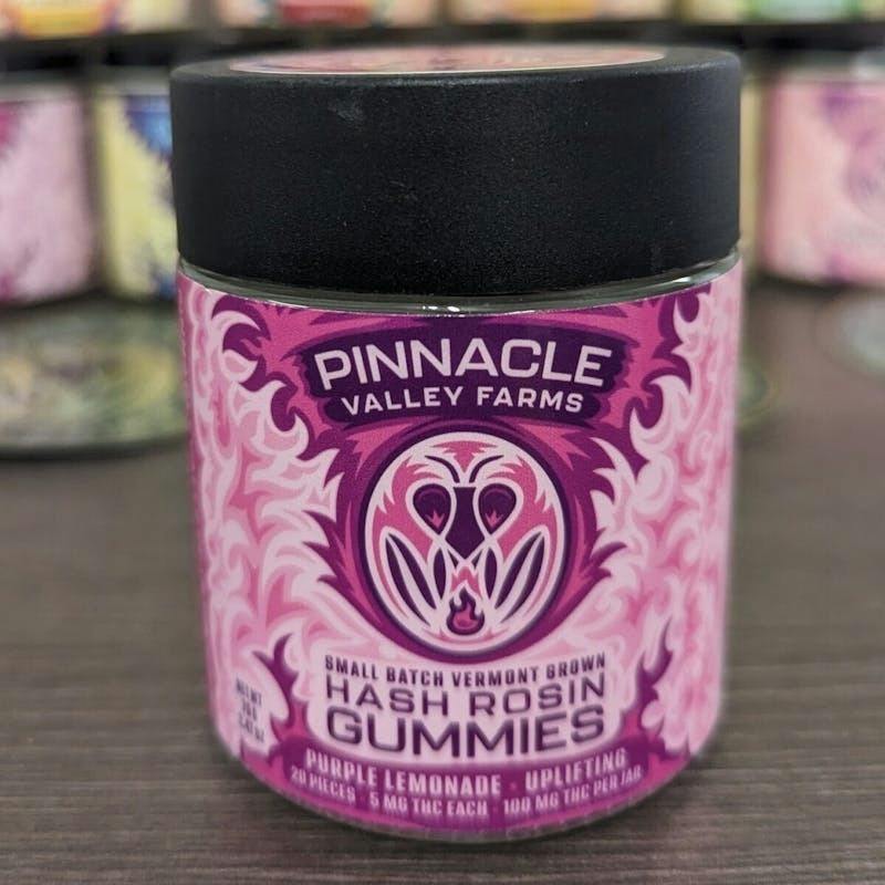 Purple Lemonade Hash Rosin Gummies - 20pk by Pinnacle Valley Farms