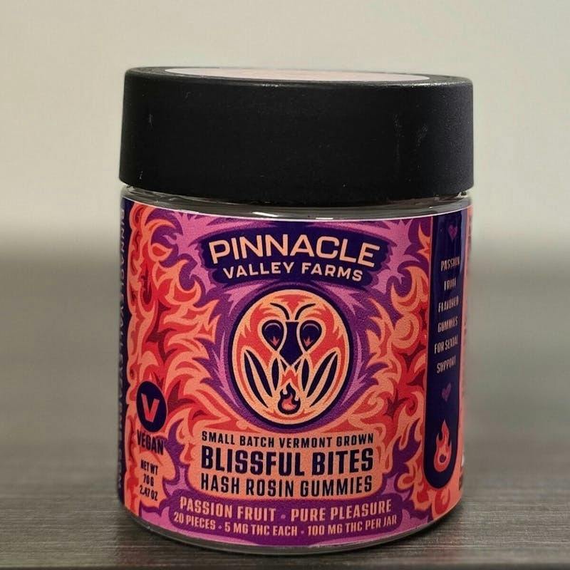Blissful Bites - Passion Fruit Hash Rosin Gummies - 20pk by Pinnacle Valley Farms