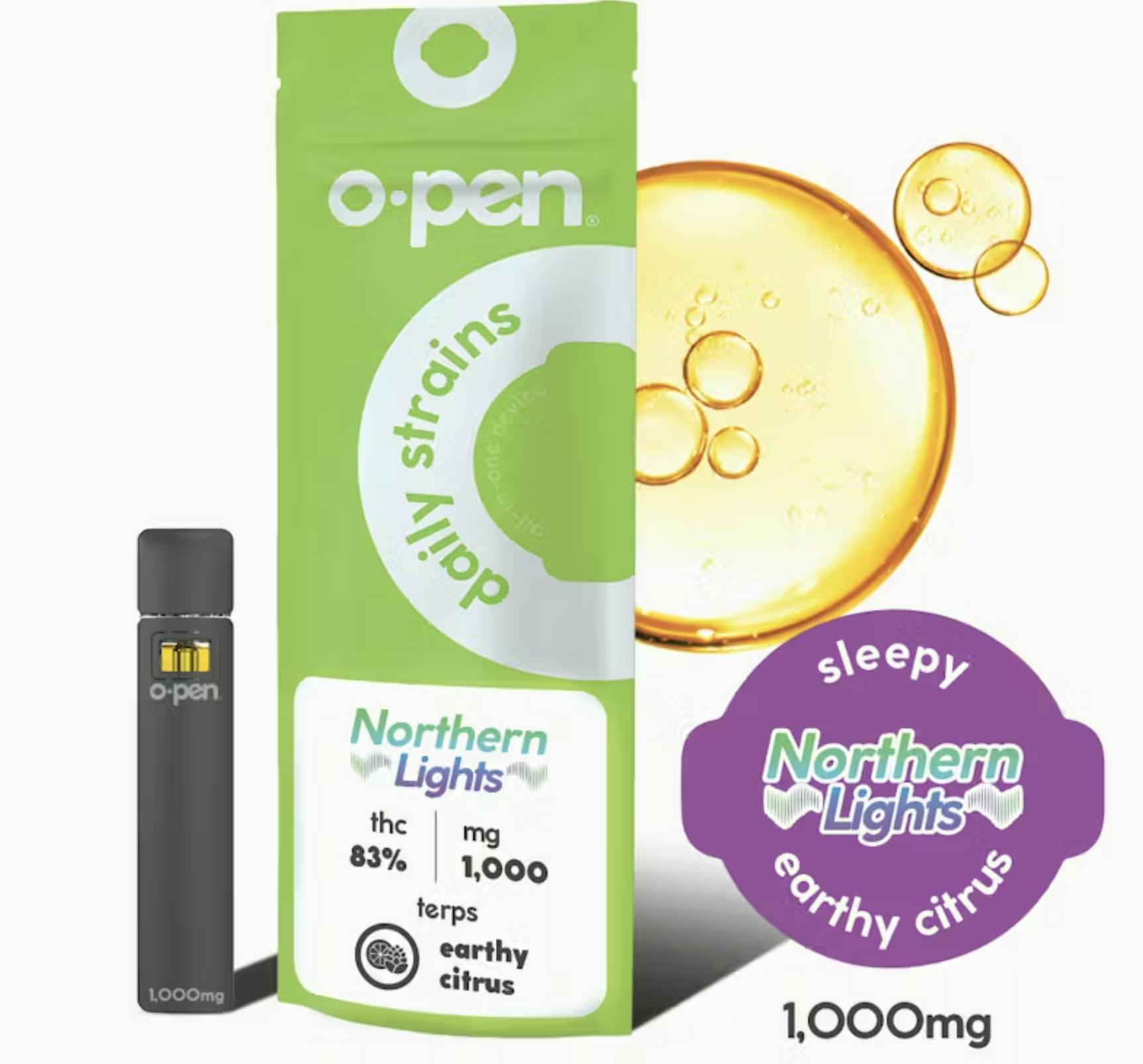 Daily Strains - Northern Lights Disposable 1g