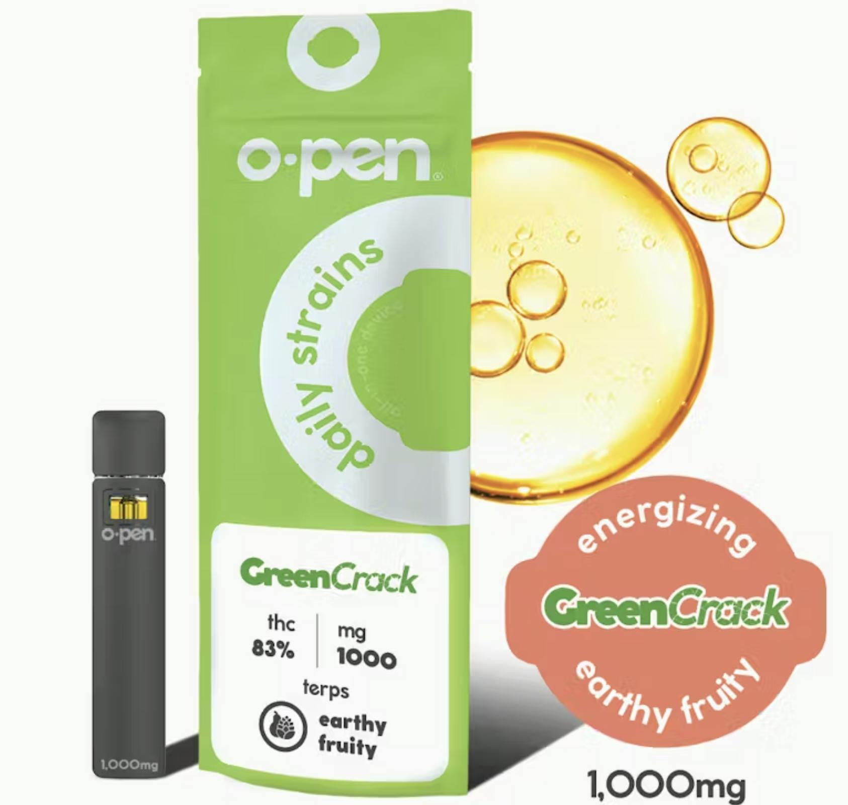 Daily Strains - Green Crack Disposable 1g