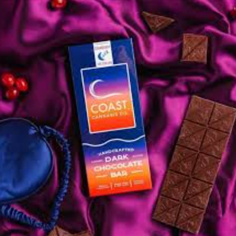 Dark Chocolate Cranberry Bar Sleep | 1:1:1 THC:CBD:CBN 100mg - 46g by Coast Cannabis Co.