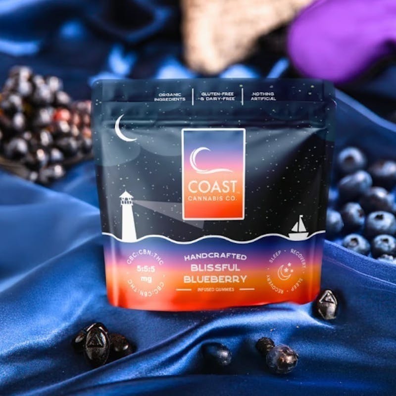 Coast Cannabis Co. | Blissful Blueberry 1:1:1 | Gummies | 20pk by Coast Cannabis Co.