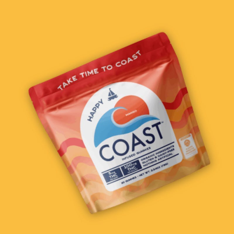 Coast Cannabis Co. | Mango Happy | Gummies | 20pk