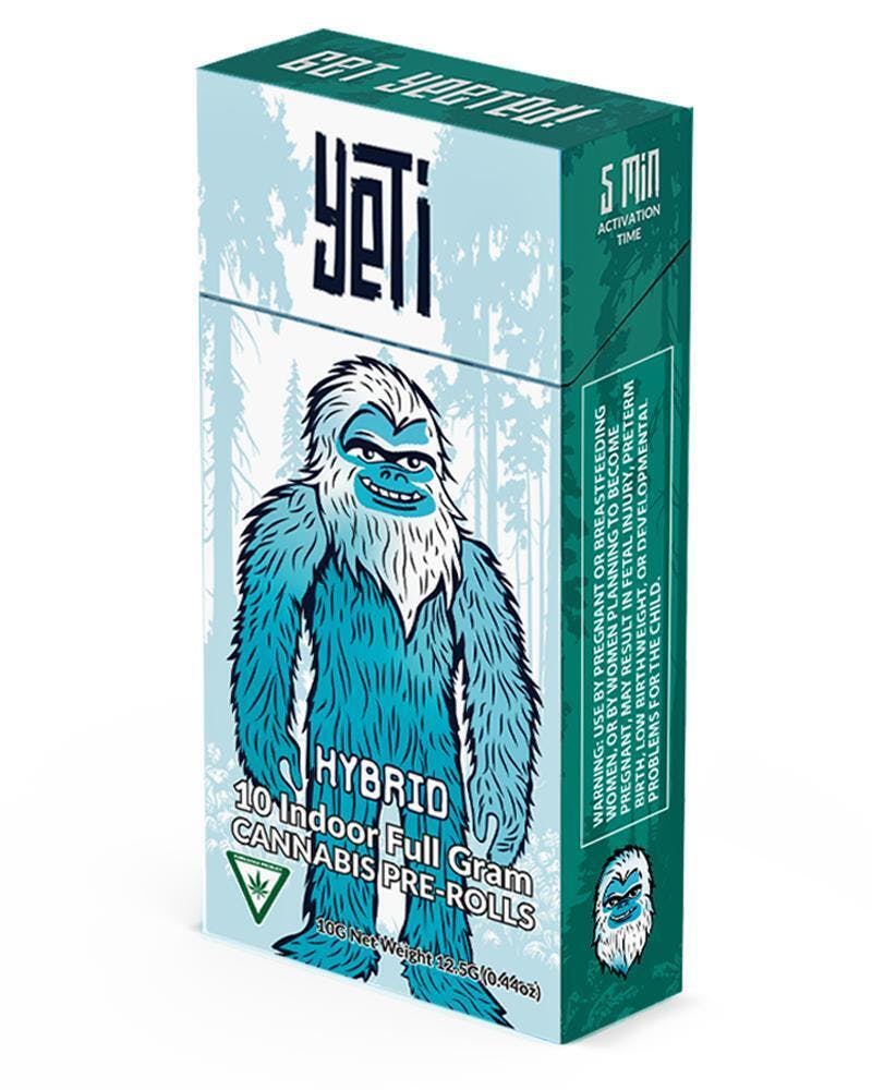Yeti Pre-Roll 10 Pack - Blue Runtz by Yeti