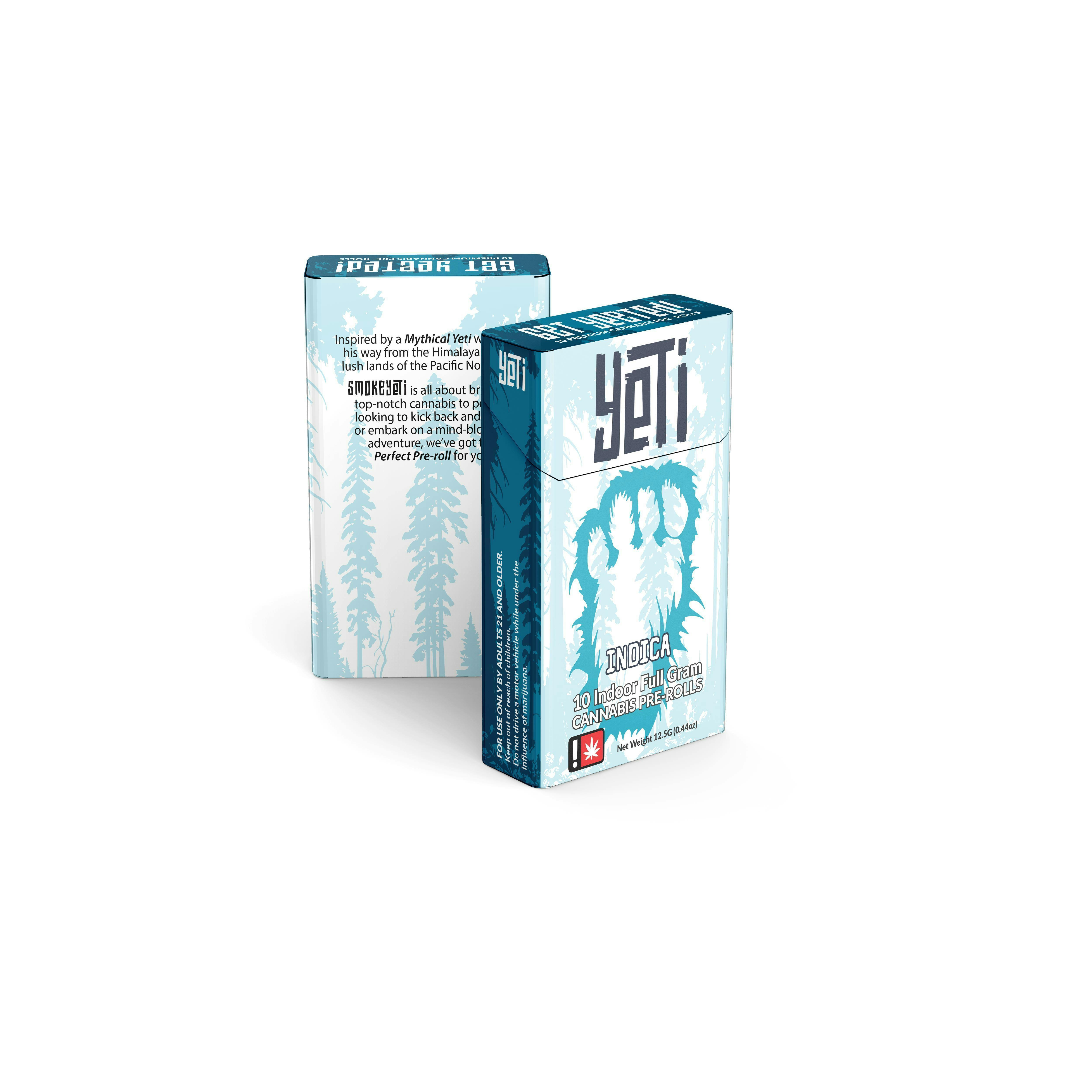 Yeti Pre-Roll 10 Pack - Mendo Breath x Cadillac Rainbow