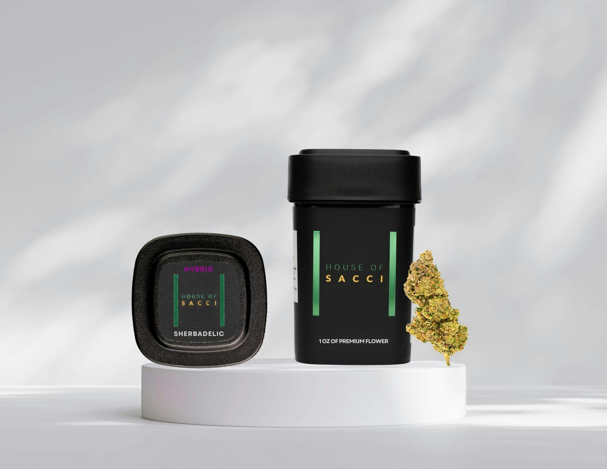 SHERBADELIC 1 OZ PREMIUM FLOWER by House of Sacci