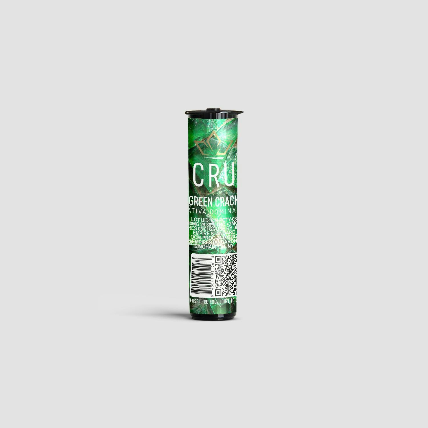 Green Crack (0.5G Infused Pre-Roll) by CRU Cannabis