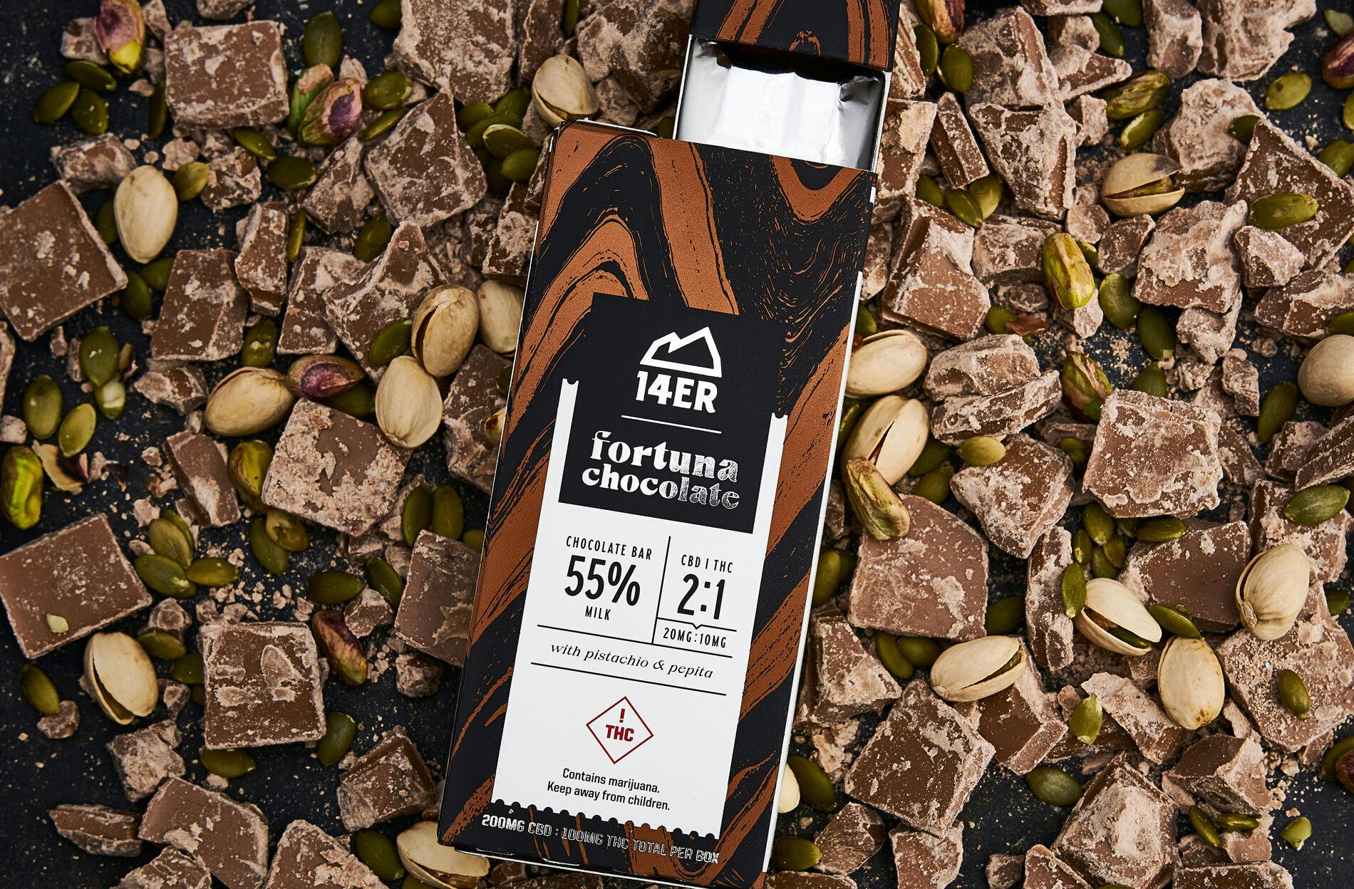 14er | Milk Chocolate | 2:1 Fortuna Chocolate Bar - 14er Extractions