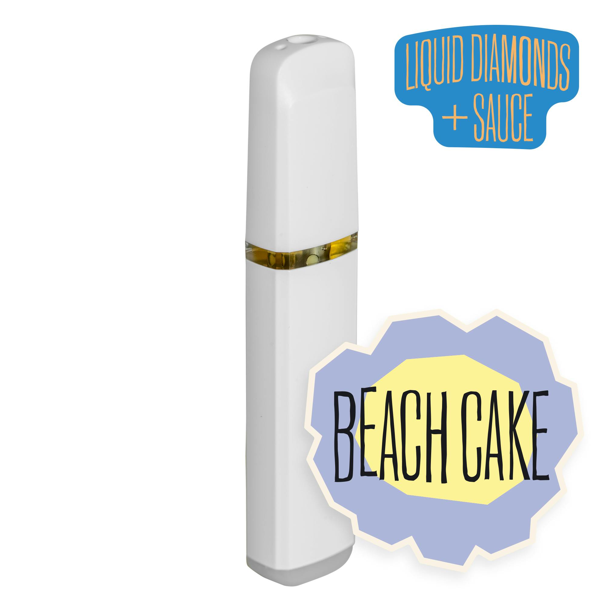 Beach Cake Liquid Diamonds and Sauce Disposable by District Cannabis