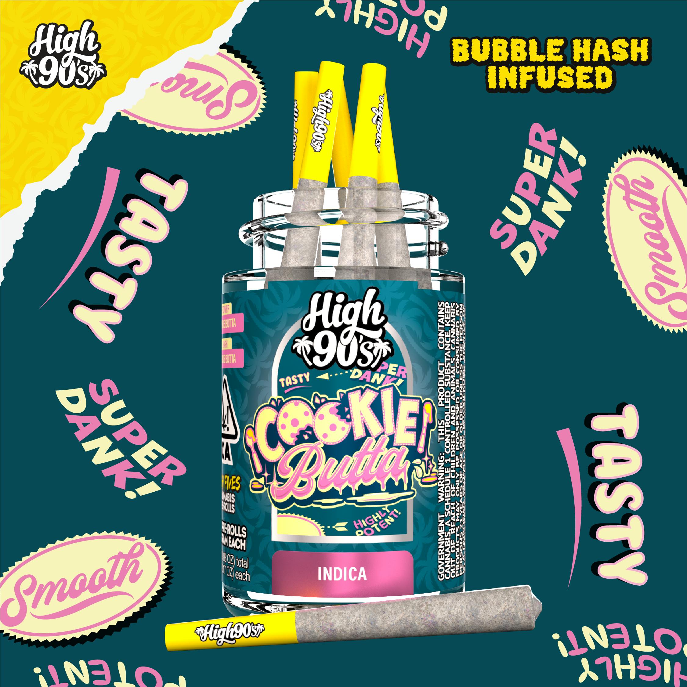 Butta Fives Bubble Hash Infused