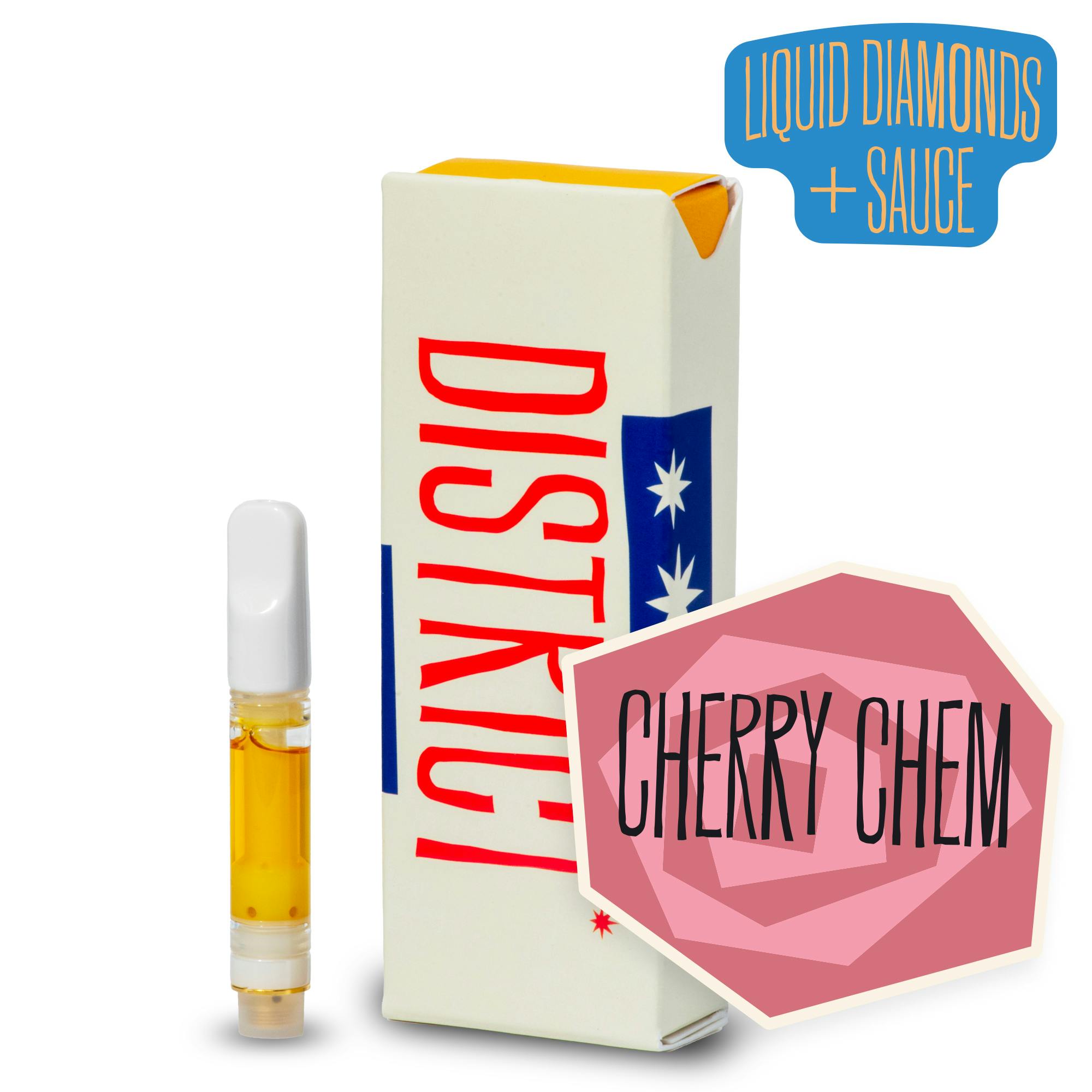 Cherry Chem Liquid Diamonds & Sauce Cartridge by District Cannabis