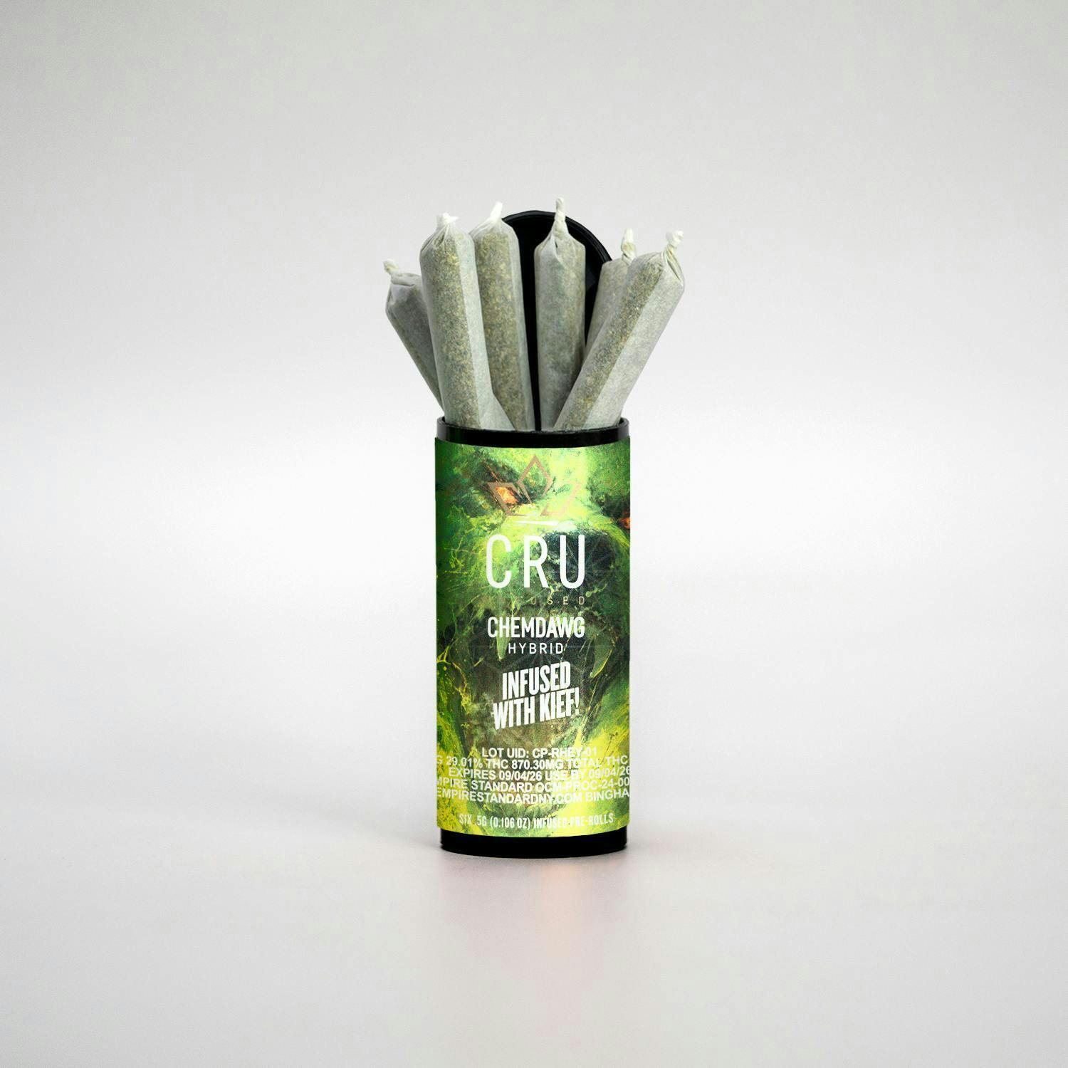 Chemdawg (0.5G Infused Pre-Roll 6 Pack)