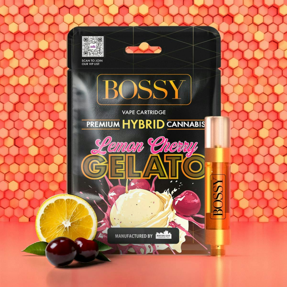 Bossy | Lemon Cherry Gelato | Cartridge | 1g