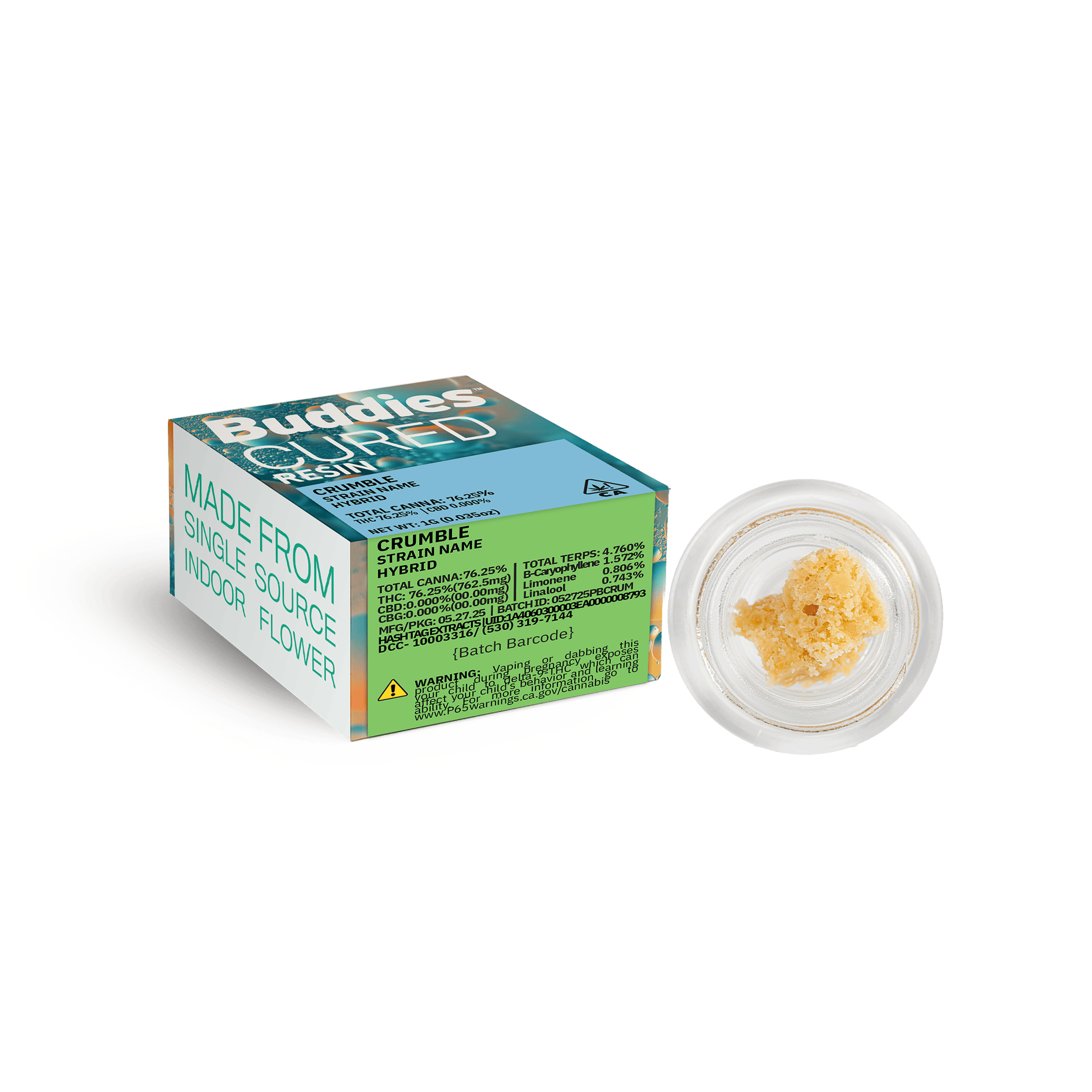 Cured Resin Crumble Dab