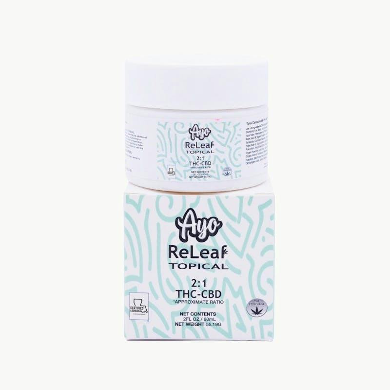 Ayo- Releaf Topical 2:1 THC:CBD