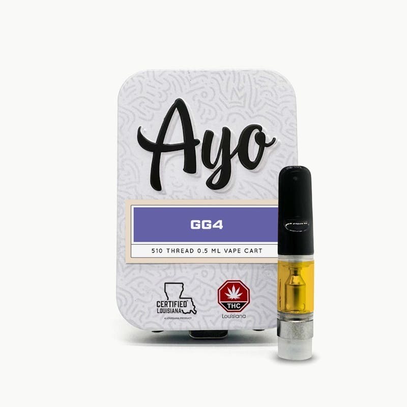 Ayo- GG4 Vape Cartridge .5ml at Good Day Farm Jennings Dispensary